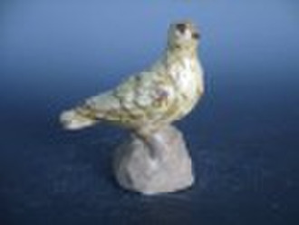 Antique ceramic decor bird