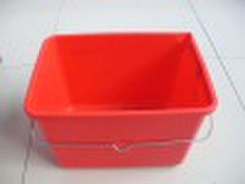 export 12L square plastic bucket and Paint Bucket