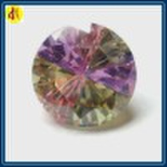 Round Brilliant Cut  Synthetic Cubic Zircon