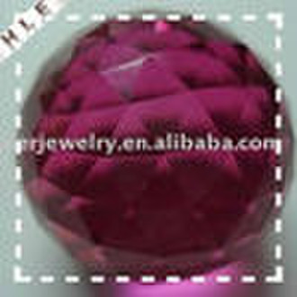 5#  Faceted cut Ruby Ball