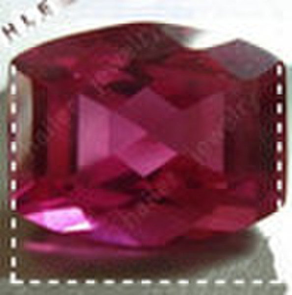 5# Cushion Cut  Synthetic Ruby