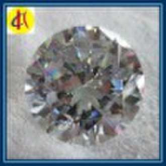 Round Brilliant Cut White Cubic Zircon