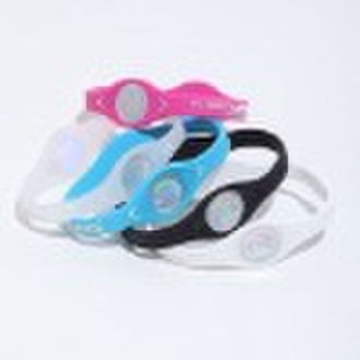 popular silicone balance bracelet with ION and mag