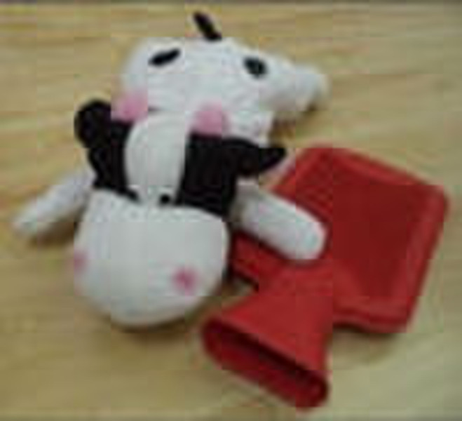 plush cover for hot water bottles