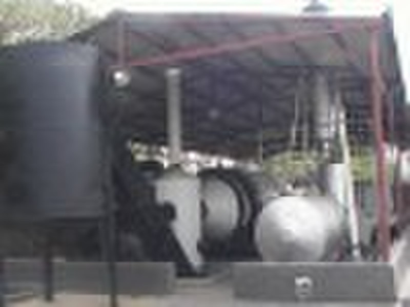 waste rubber refinery device