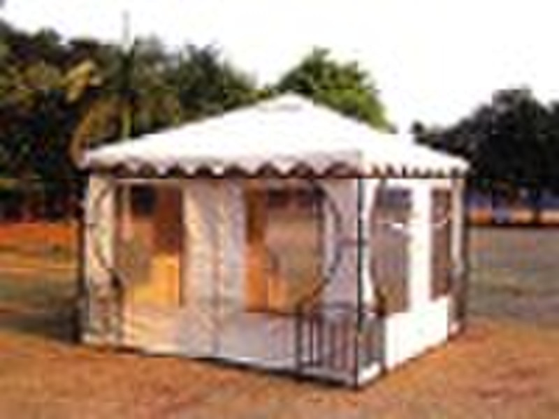 Steel art gazebo