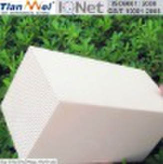 honeycomb porcelain monolith for RTO