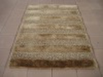 Polyester silk shaggy carpet