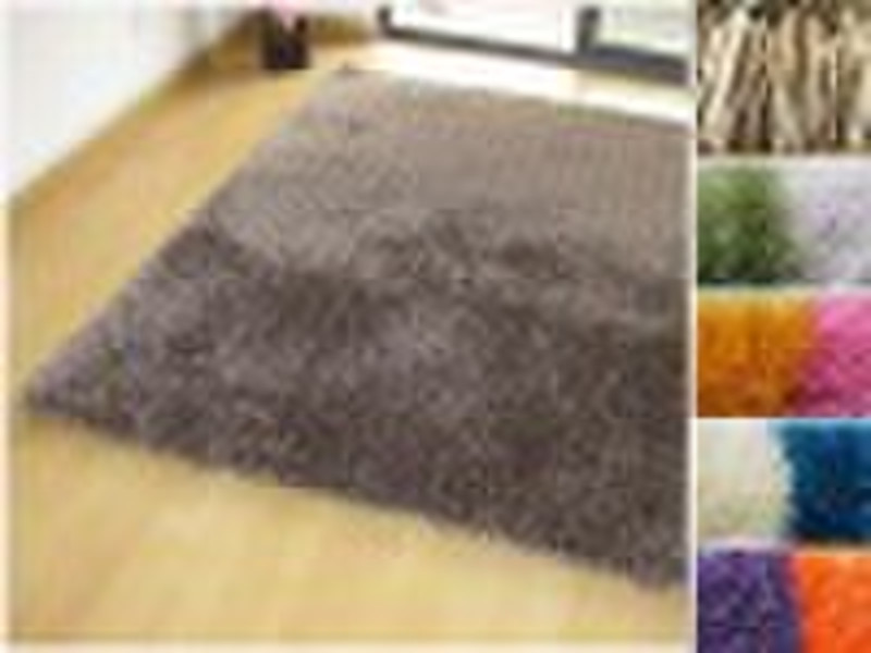 Soft thin PE + 1200D Viscos Shaggy rugs