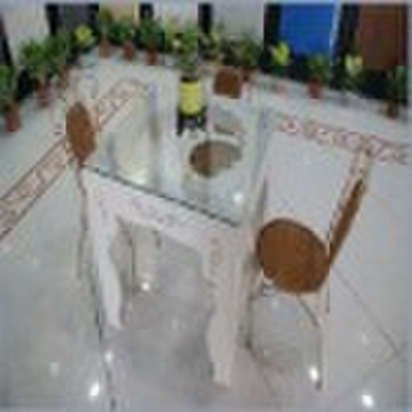 white artificial stone snow white table