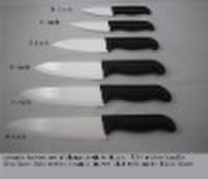 ceramic blade knives set with ABS handle