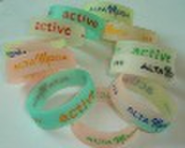 cool debossed silicone Wristband