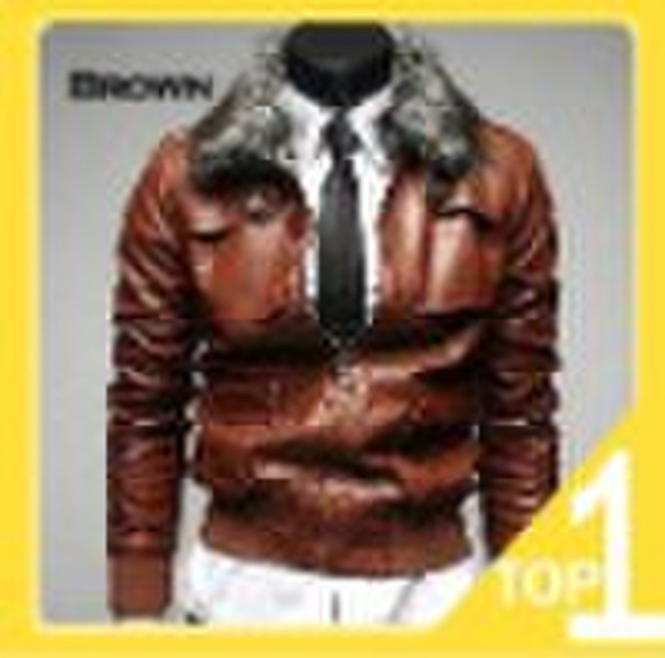 Leisure Winter Men's Jackets/Faux Leather Jack