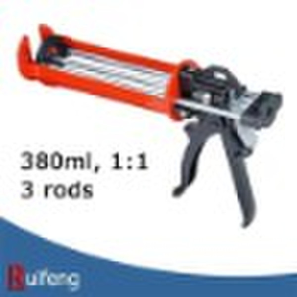 380ml 1:1 Adhesive Caulking Gun (3 rods)