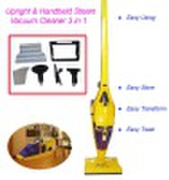 Steam mop and vacuum steam cleaner