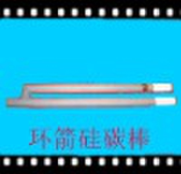 gun-type silicon carbide heating element