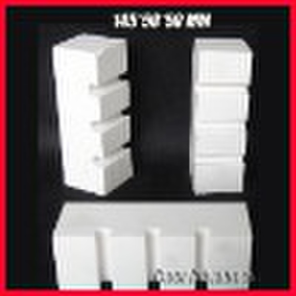 Alumina ceramic lining brick 145X50X50 MM