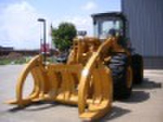 Wheel loader with Log Grapple