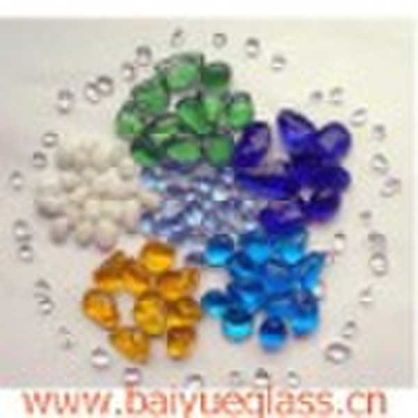 Irregular Color Glass bead
