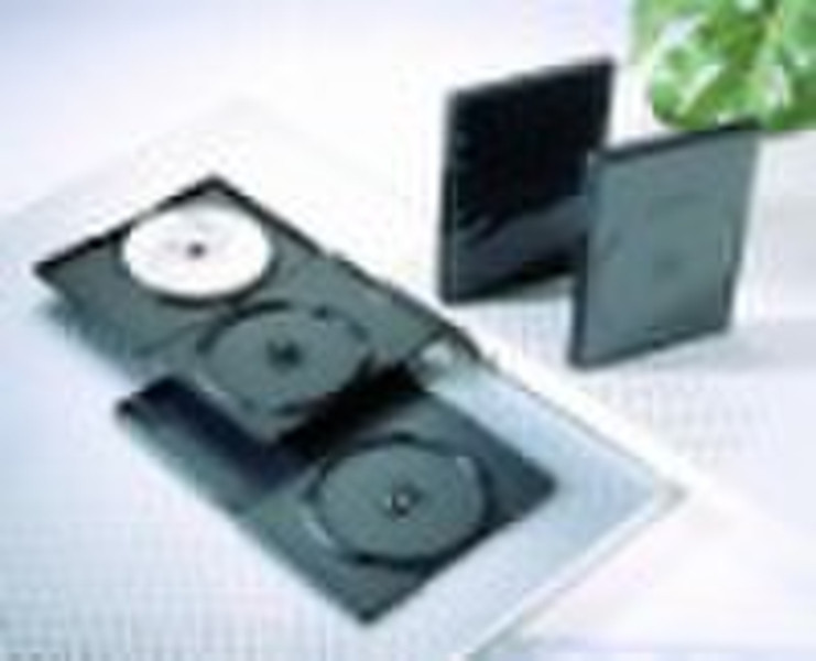 14mm Double Black Long DVD Case