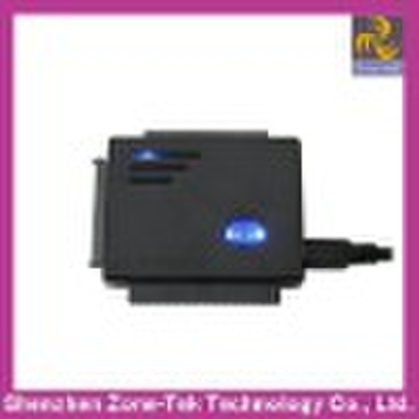3-Color LED USB To IDE/SATA Adapter with OTB Funct