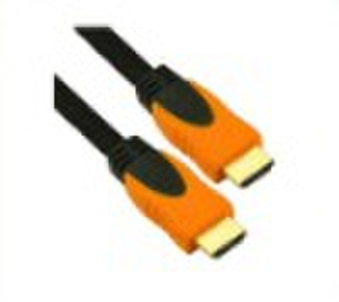 высокая скорость черный и оранжевый кабель HDMI