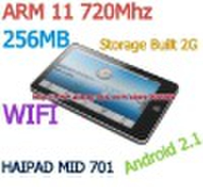 PC der Tablette 7inch MID Android 2.1WiFi 1.3MP E