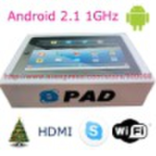 Weihnachtsgeschenk, 10 "ePad Android 2.1 Zenithink