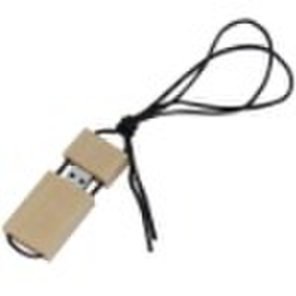 Wooden usb flash memory drive