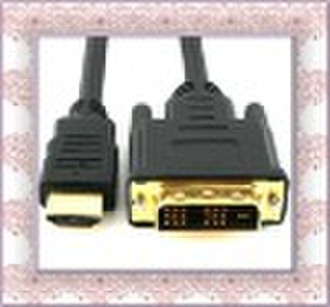 DVI к кабелю HDMI