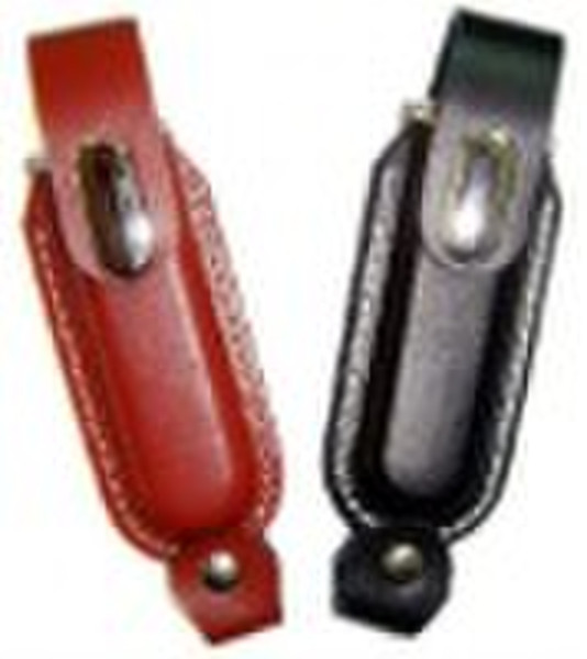 Promotion Leather  usb flash memory