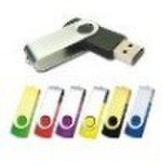 swivel usb flash memory with logo