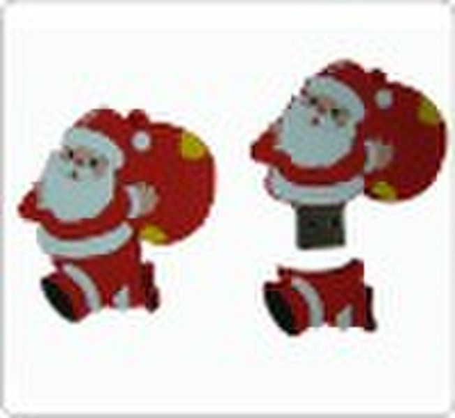 OEM Santa Claus Shaped USB Flash Drive USB 2.0