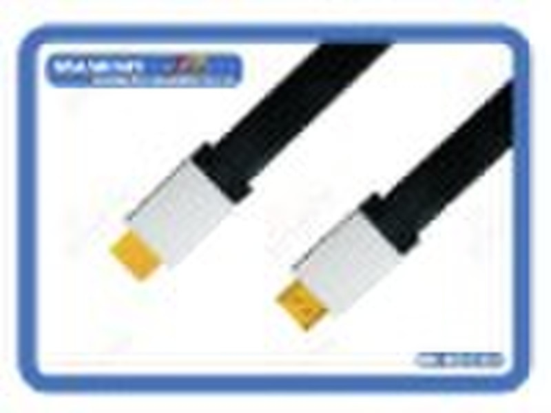 плоским Кабель HDMI 1.4 с разъемами для 3D