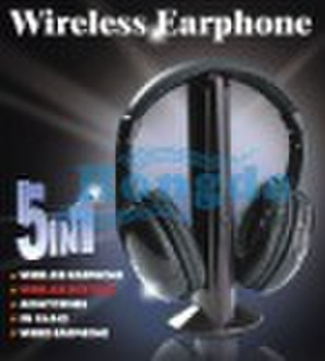 5 in 1 Wireless headphone Headset