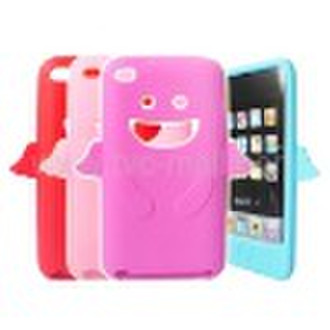 Smiling Angle For iTouch 4 Silicone Case