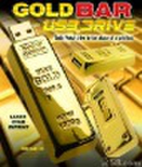 64GB gold bar usb flash drive