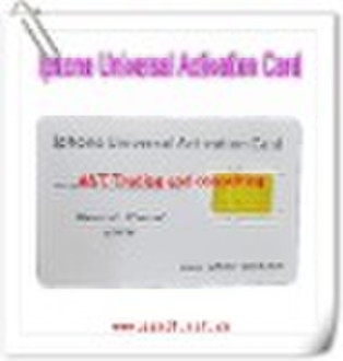universal activation card for iphone