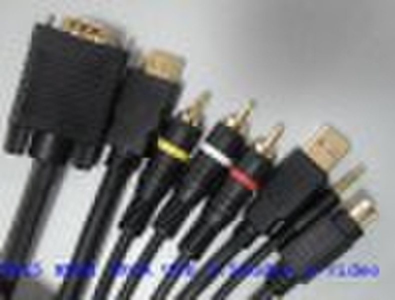 GOLD PLATED home theatre cable hotel audio video s