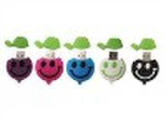 smile face usb flash drive