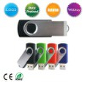 OEM plastic rotate USB flash drive