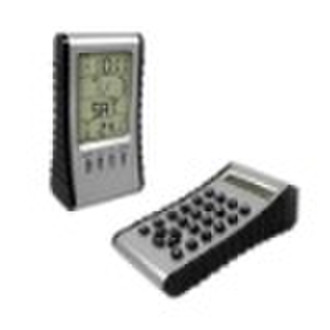 LCD clock with Calculator