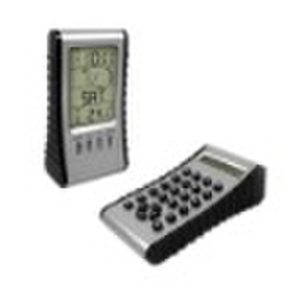 LCD clock with Calculator