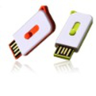 Gift OEM plastic push-pull usb flash drive