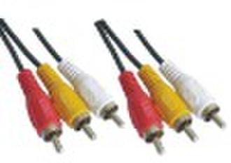 CV033 3RCA M/ 3RCA M  RCA cable