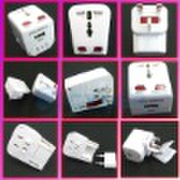 All in 1 Universal Travel Adapter mit USB-Stromversorgung