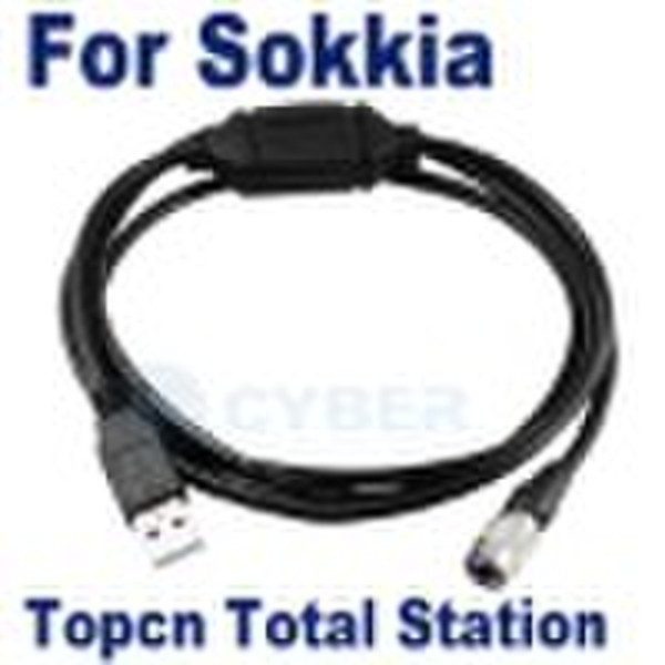 USB Data Download Cable For Topcon Total Station