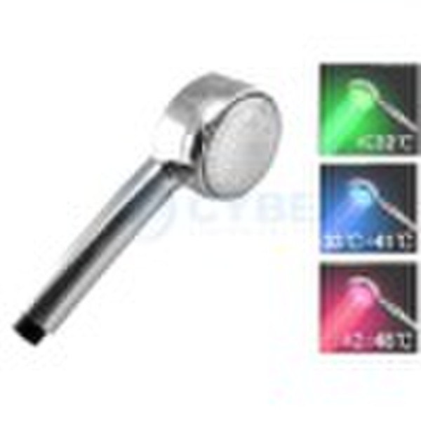 3 Color LED Shower Head