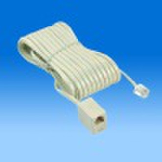 telephone cable (telephone extension cord, )