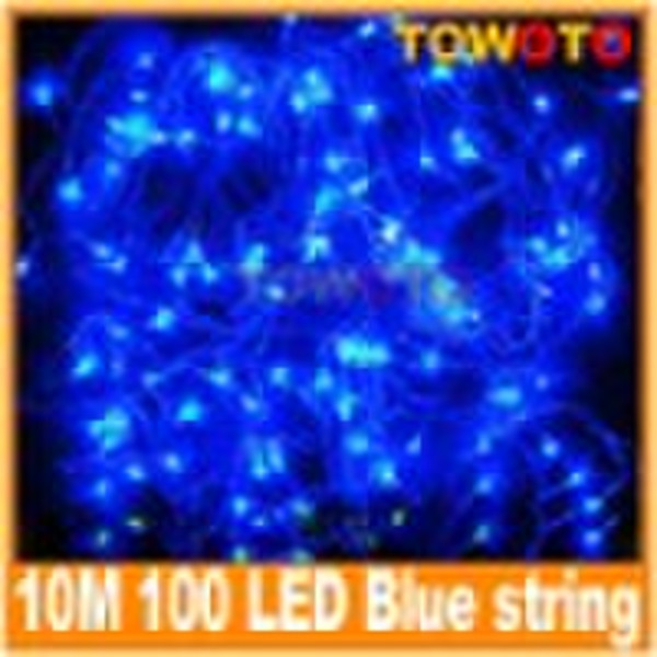 10M 100 LED Blue Fairy Lights String For Christmas